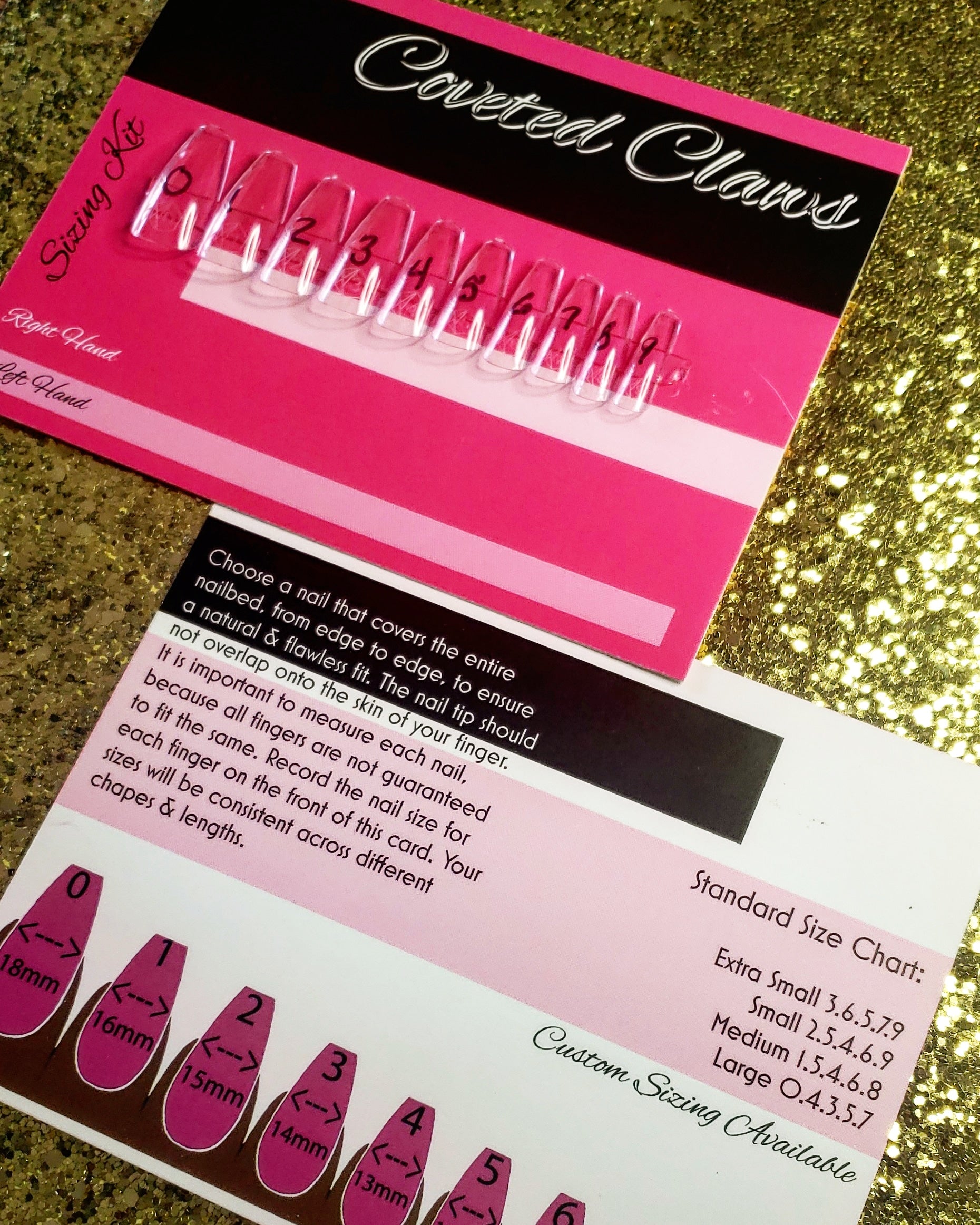 Claws Sizing Kits
